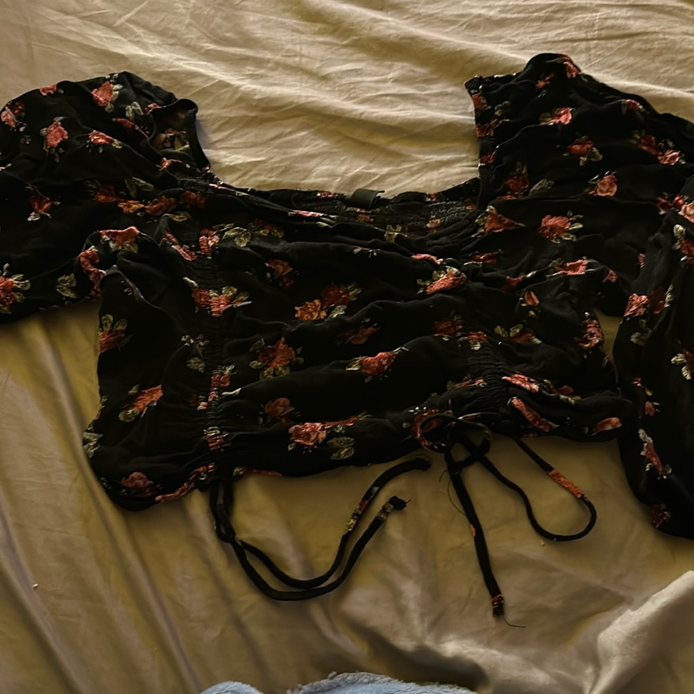 Target long sleeve crop top.